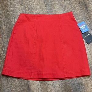 Forever 21 red skirt